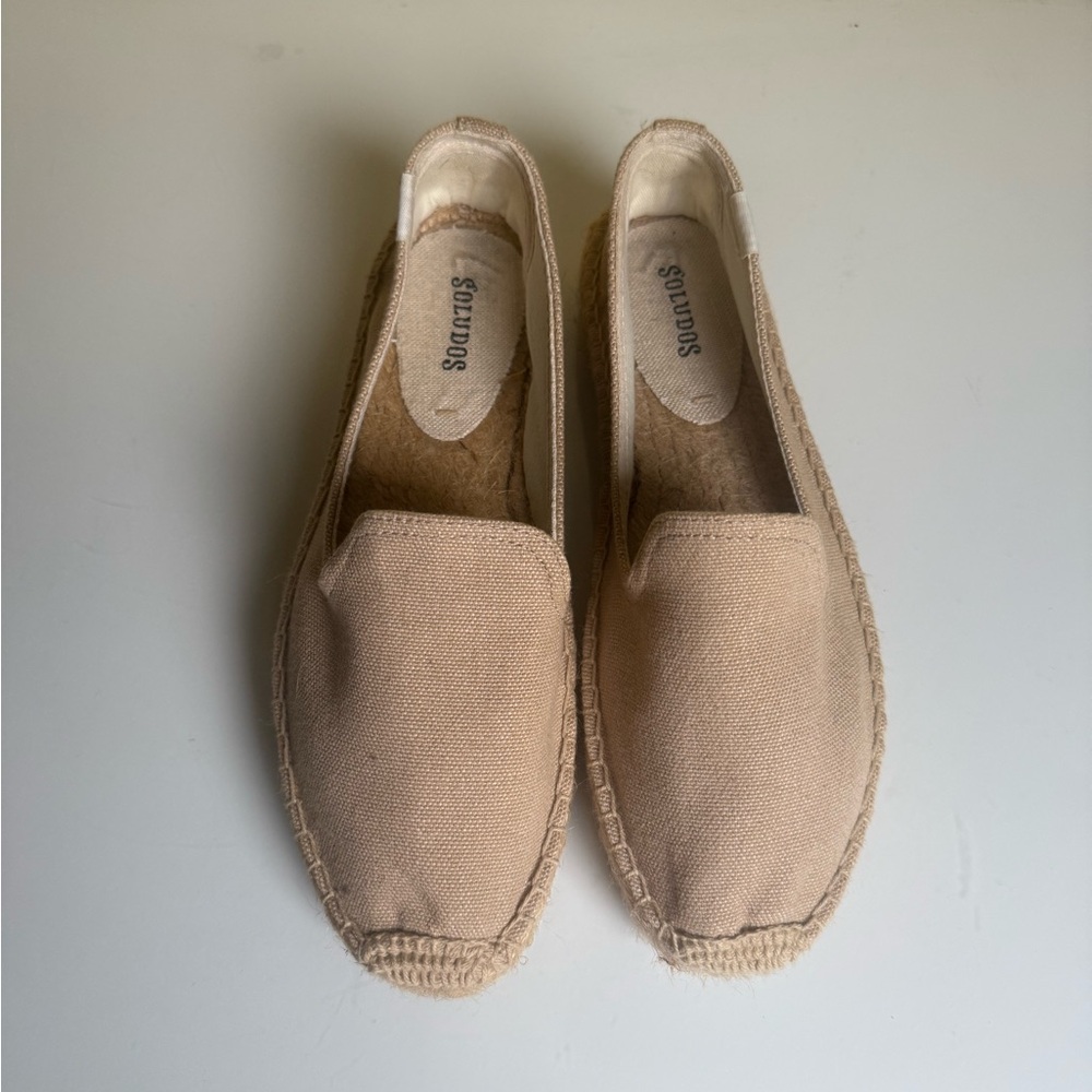 Soludos Beige Espadrille Flats